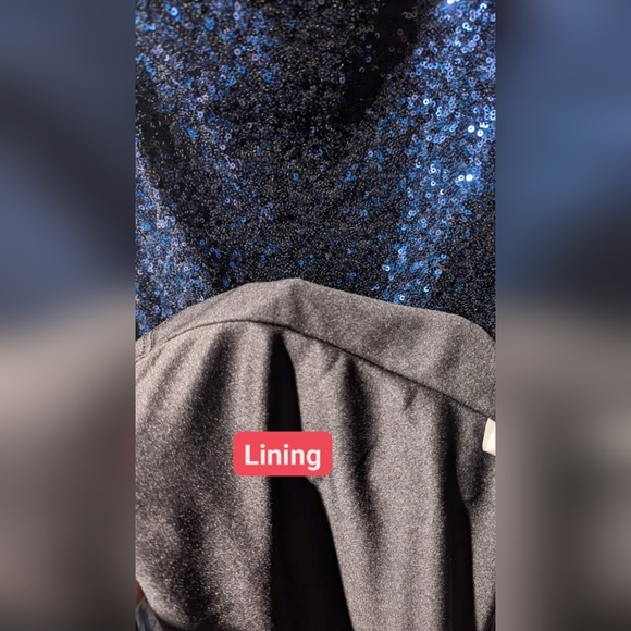 Sequined ombre Mermaid gown - size S BNWT - Picture 4 of 5